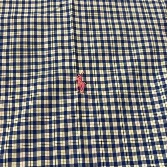 Ralph Lauren Blue Pink Check Button Down Shirt sz 4XLT - Picture 3 of 11
